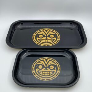 LOKEE METAL ROLLING TRAY W/MAGNETIC LID MEDIUM SIZE